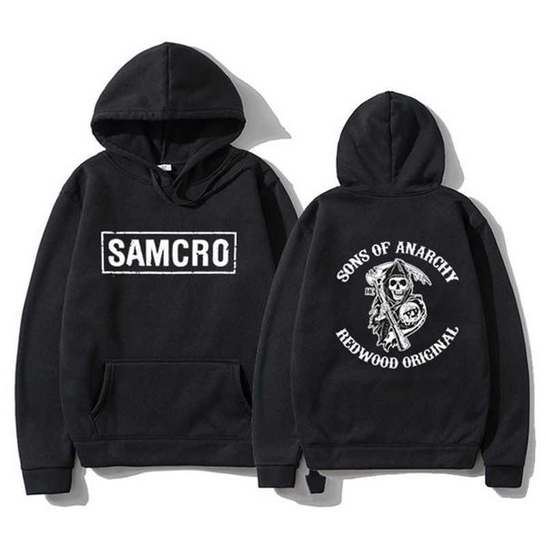 

men's and women's printed hoodies, street style, oversized, loose fashionable, Black