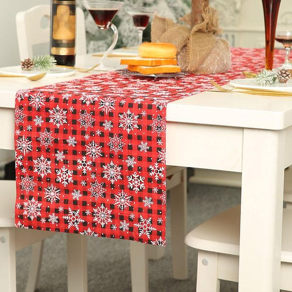 

table cloth rectangular christmas tablecloth runner xmas year home dinner decor