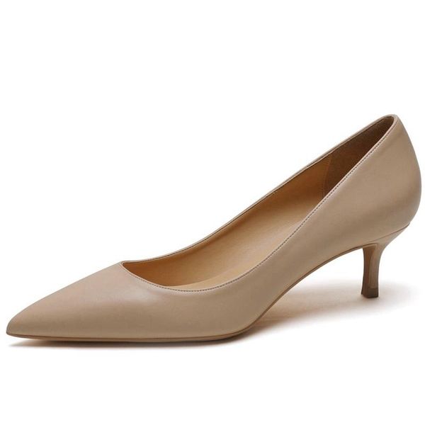 

dress shoes woman 5cm med high heels pumps pointed toe stilettos femme ladies wedding office black heel big m0002