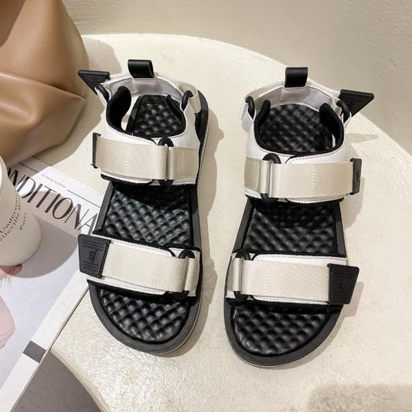 

sandals women 2021 summer fashion soft sole outdoor beach shoes female casual open toe non slip thick, Black