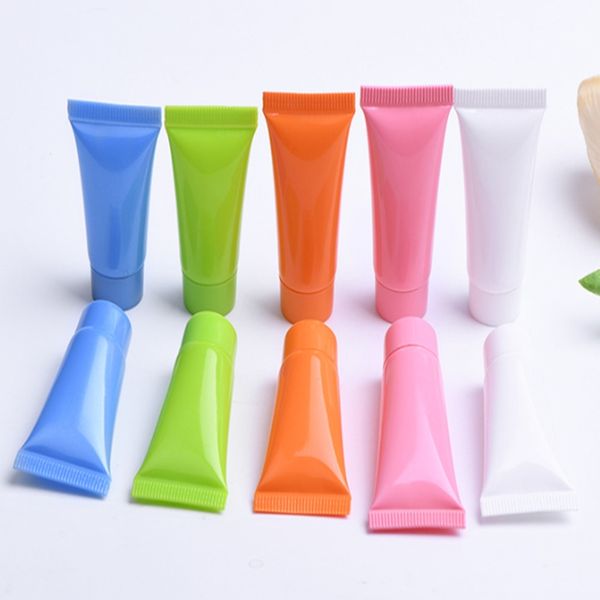 

5ml 10m plastic lotion bottle containers 5g 10g cosmetic soft tubes empty squeeze tube refilable cream packaging