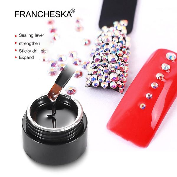 

nail gel francheska 8ml cleanser quick-drying water crystal extension polish for manicure varnish art & tools, Red;pink