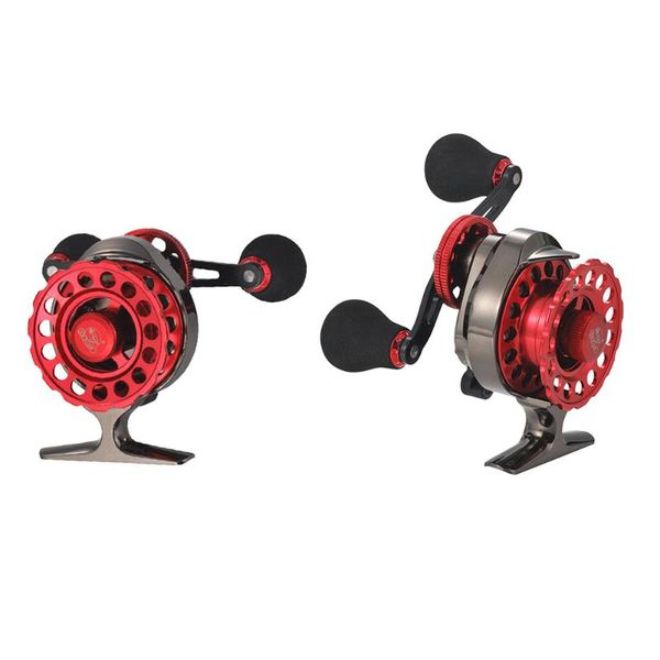 

mini raft spinning wheel lightweight aluminum handle 3.6:1 freshwater winter ice fishing for micro lead method baitcasting reels