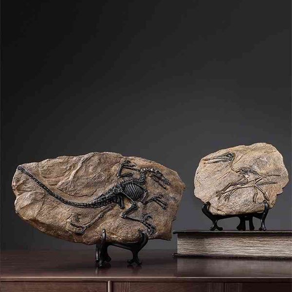 

dinosaur fossil creative simplicity modern office bookshelf wine tv cabinet decorative ornaments crafts