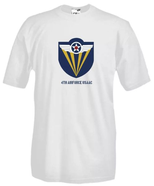 

j927 4th mesh air force cotton t-shirt military frieze usaac, White;black