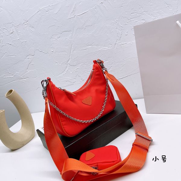

21fw designer shoulder bag luxury handbag fashion with nylon fabric classic letters women's diagonal bags cross body