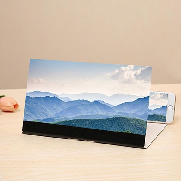 

cell phone mounts & holders universal screen folding desk holder 12 inch enlarger 3d stand smartphone eye protector