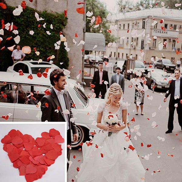 

party decoration 1 bag 2.5cm peach heart shape paper red wedding confetti multifunction dining table