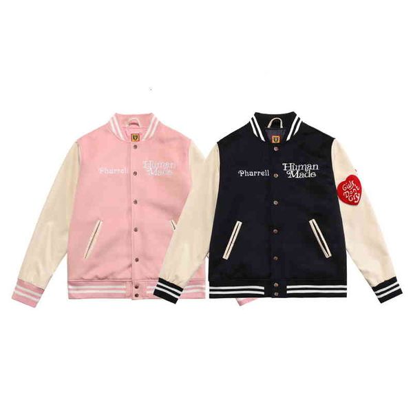 

human made x girls dont cry co branded limited edition i konw nigo love baseball jersey, Black;brown