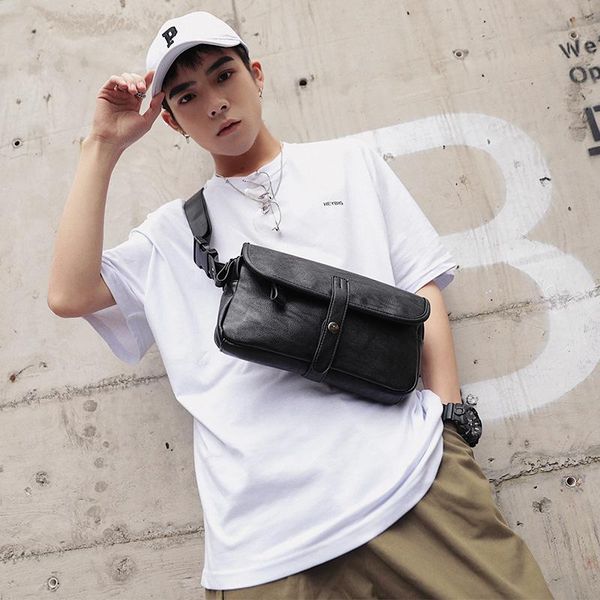 

waist bags men's chest bag korean casual shoulder 2021 jiulin
