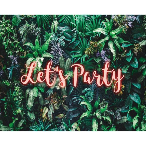 

party decoration tropical jungle palm leaves backdrop baby shower room decor po booth studio prop