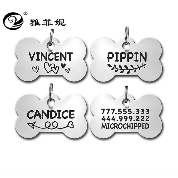 

personalized 925 silver creative jewelry fashion dog tag pet pendant
