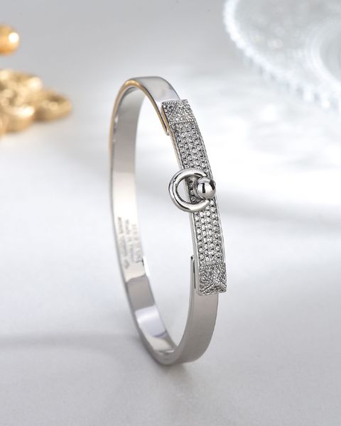 

donia jewelry luxury bangle pig nose azusa exaggerated titanium steel micro-inlaid zircon gift from european and american fashion designers, Black