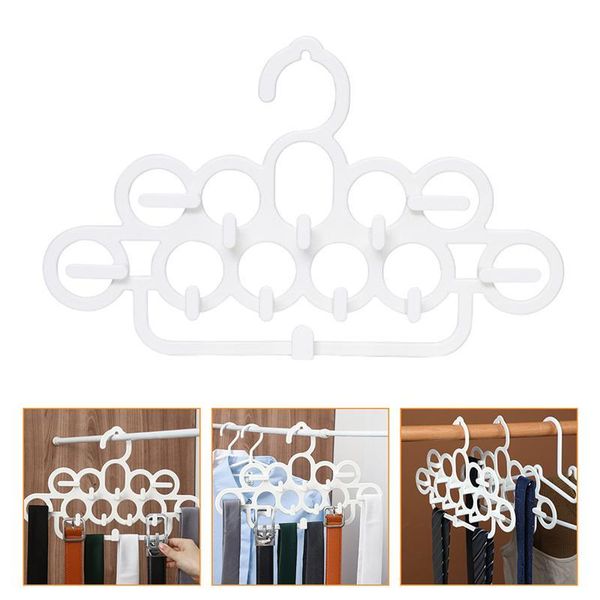 

hangers & racks 2pcs multifunctional tie hooks silk scarf belt storage