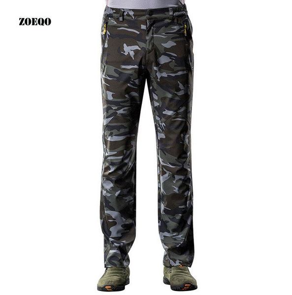 

spring autumn army military fashion stretch men trousers and leisure camouflage pants pantalon homme men's, Black