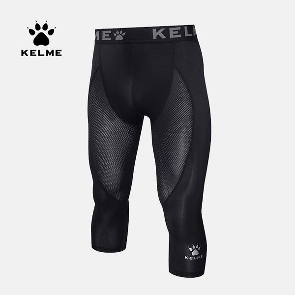 

gym clothing kelme men sports shorts athletic compression pants exercise running tights for jogging leggings quick-drying 3981508, White;black