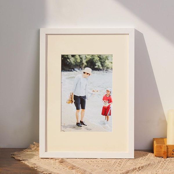 

frames vintage simple frame display wood grain rectangle small nordic creative po fixie wall fotolijst living room decor dm50f