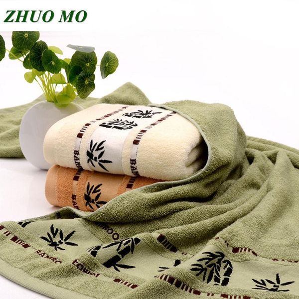 

towel bamboo fiber bath 70x140cm super soft absorbent 3 color beach spa salon