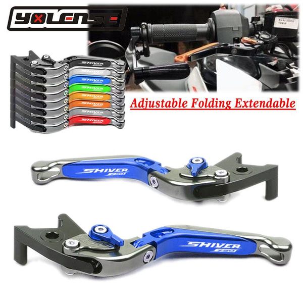 

motorcycle brakes for aprilia shiver 750 shiver750 2007-2021 2021 2014 2013 2012 adjustable folding extendable brake clutch levers