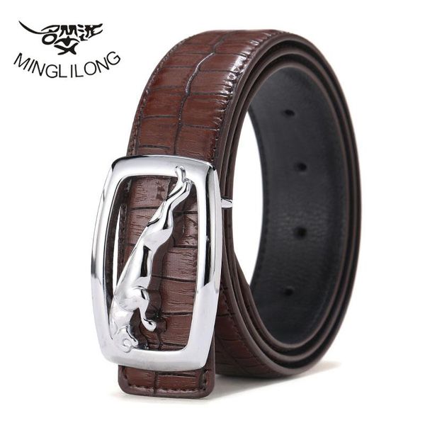

genuine leather belts for men luxury designer high quality, Black;brown