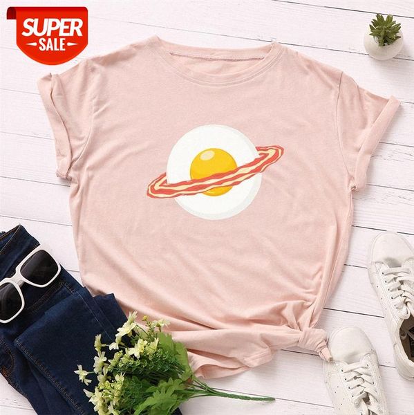 

women's loose round neck short-sleeved cotton t-shirt t135 #4u09, White