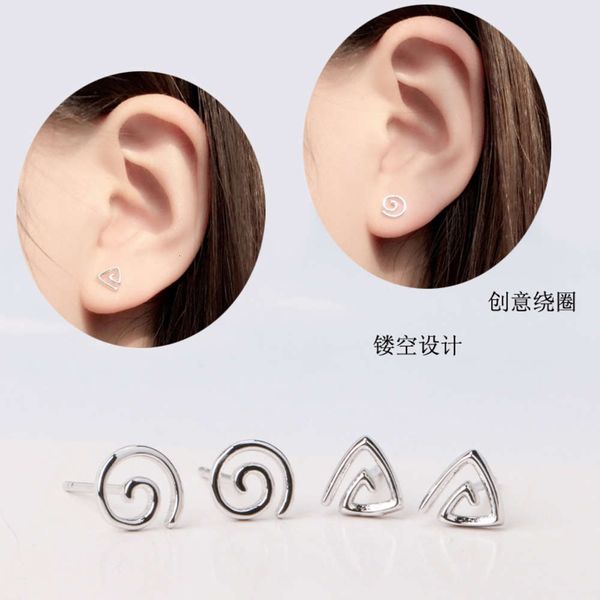 

version lovely rotating triangular earrings simple creative mini