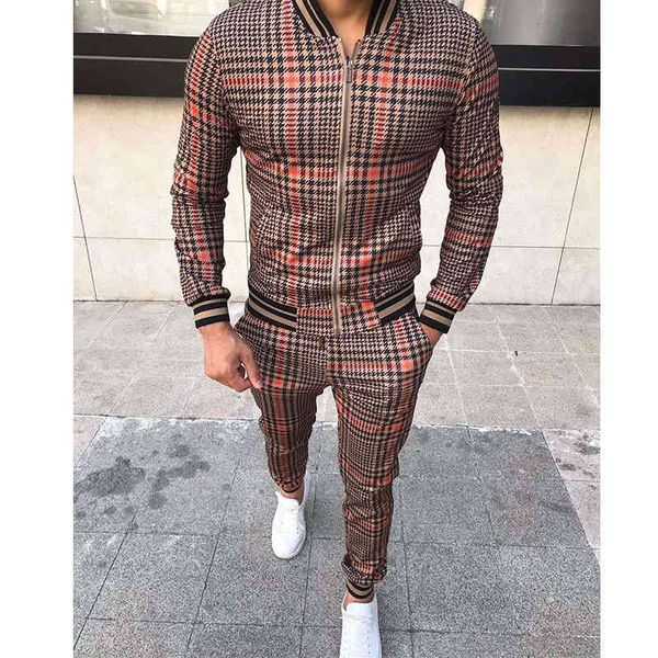 

men's leisure sports autumn thin zipper coat 3d printing fashion suit, Gray