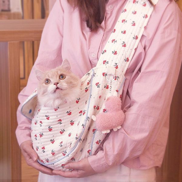 

cat carriers,crates & houses outdoor travel handbag portable single shoulder pet bag dog puppy kitten carrier sling crossbody tote supplies