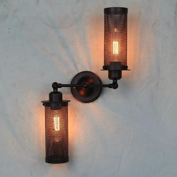 

wall lamp american loft ascelina long swing arm lamps adjustable metal led light home lighting for bedroom/restaurant
