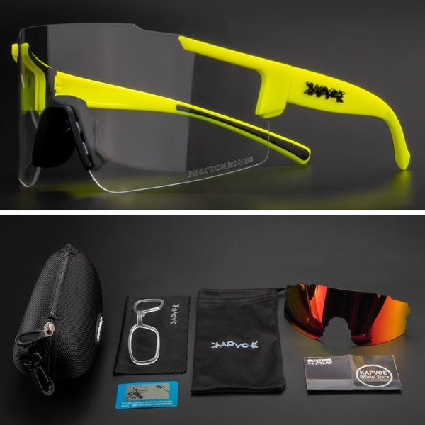 

outdoor eyewear uv400 pochromic cycling glasses mtb bicycle sport sunglasses bike goggles oculos ciclismo men