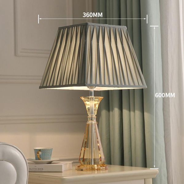 

european style bedside lamp bedroom decoration luxury creative modern table minimalist portable lampe household eg50td lamps