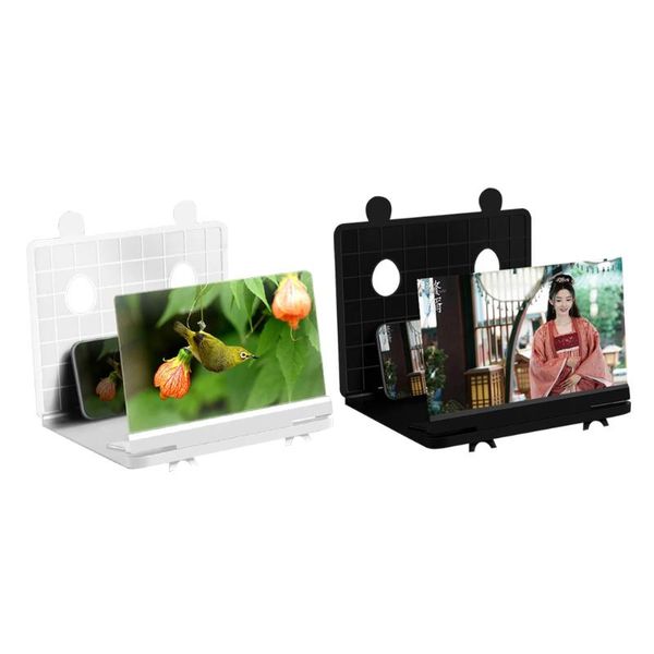 

cell phone mounts & holders protable and foldable 10 inch 3d screen mobile anti-blue light eye protection magnifier cellphone hold