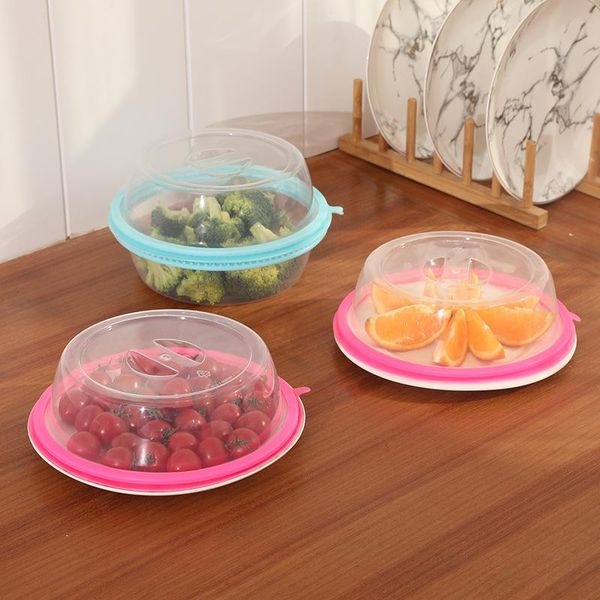 

kitchen storage & organization multifunctional stackable dish cover dust bowl microwave splash silicone elastic tool
