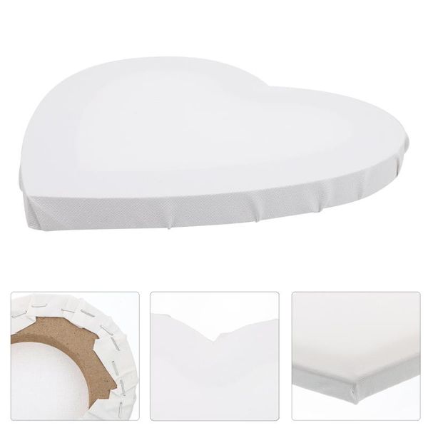 

frames 1pc blank art canvas frame practical heart shape drawing board painting wrap