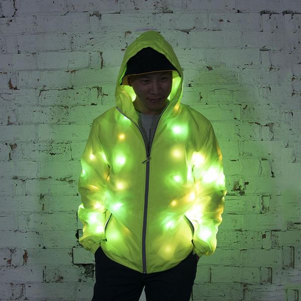 

party decoration light up led colorful luminous costume clothes glowing vest blinking coat for birthday school play dance adults child
