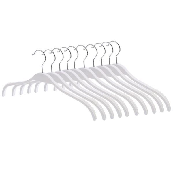 

hangers & racks 1 set 10 pcs coat practical simple traceless clothing