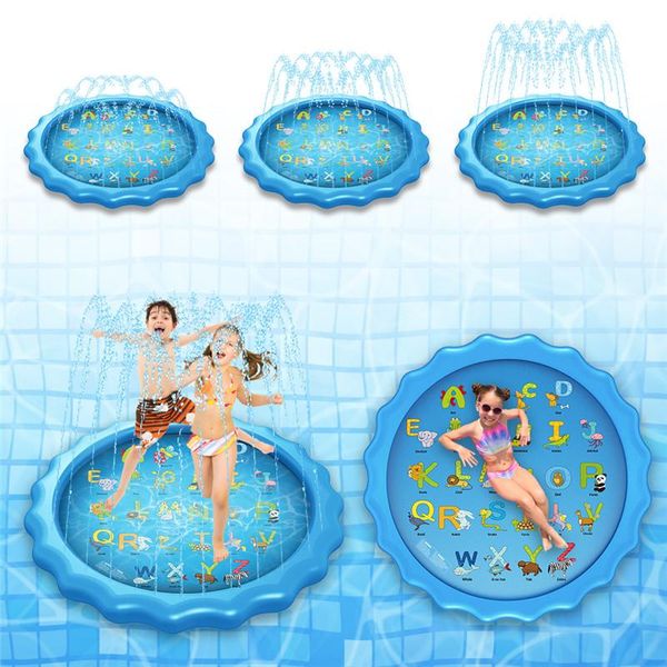 

cushion/decorative pillow 170cm summer outdoor pvc inflatable spray water cushion for children baby kids play mat games beach lawn sprinkler