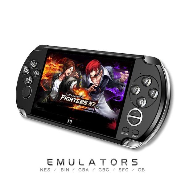 

arrival 5.0 inch large screen handheld game player support tv out put with mp3/movie camera multimedia video console portable players