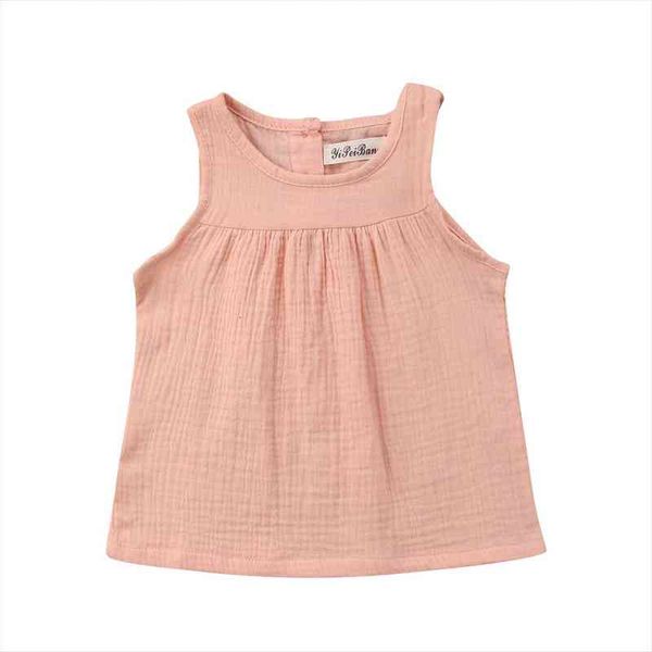 

toddler baby girls sleeveless pure color dress party clothes summer sundress, Blue