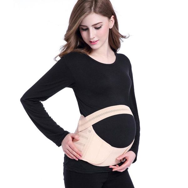 

maternity intimates 3 in 1 prenatal care athletic bandages pregnancy women belts postpartum waist abdomen band back brace protector, White