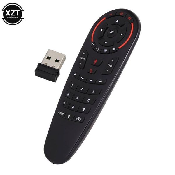 

remote controlers 2.4g gyroscope g30 control wireless air mouse 33 keys ir learning voice for x96 mini h96 max android tv box smart