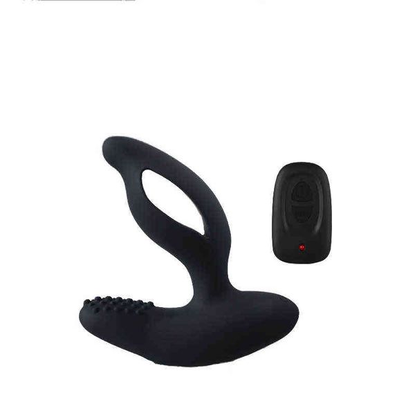 Nxy Sex Masturbators Новый мужской Solatium Prostate Titus Massager Пульт дистанционного управления Вибрация назад Анальный вилки игрушки для мастурбации Products 1130