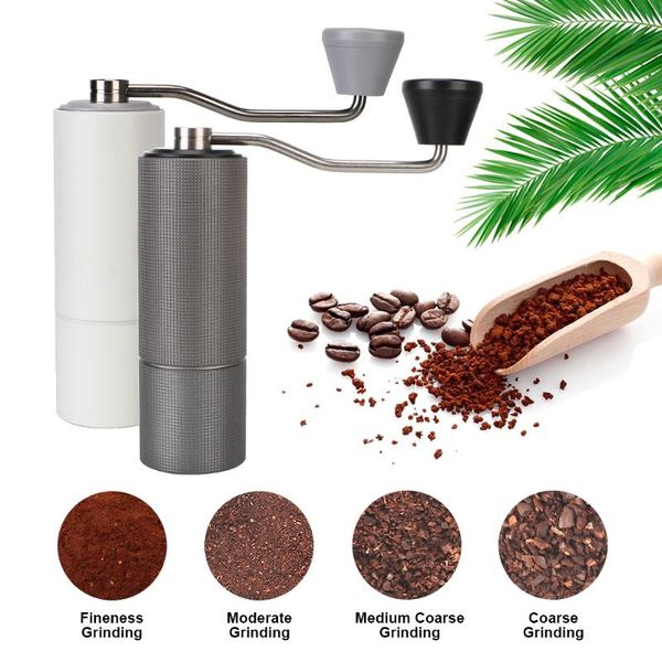 

manual coffee grinders stainless steel grinder utensils mini milling aluminum burr