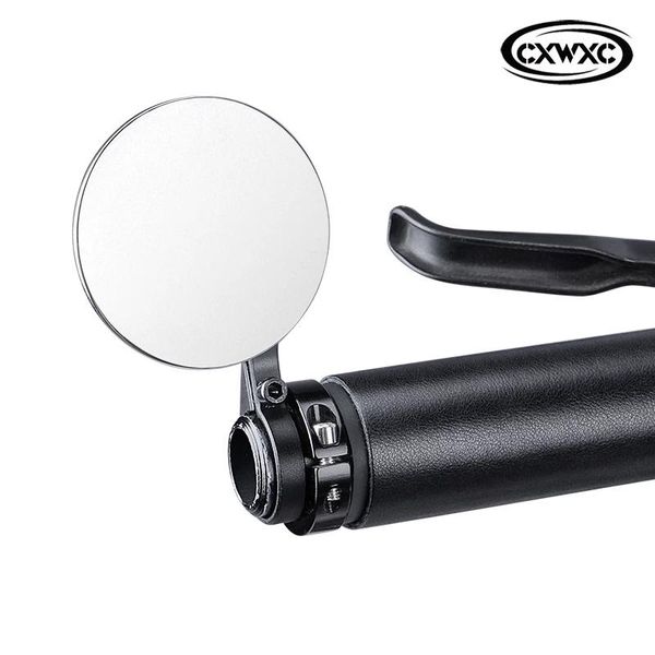 

bike groupsets bicycle rearview mirrow cycling accessories adjustable ride safety unbreakable convex steel lens