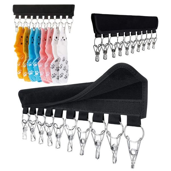 

hangers & racks 10 clips hat scarf hanger wardrobe closet home organizer baseball cap rack multifuctional storage holder