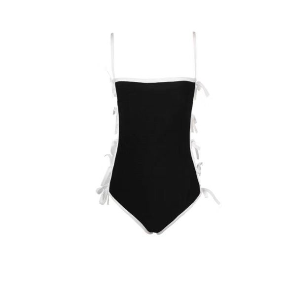 

women's jumpsuits & rompers 2021 women lacing hollow out bodysuit one piece designer party, Black;white
