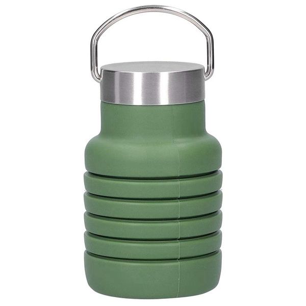 

water bottle sports 550ml foldable reusable use on travel bikes outdoor