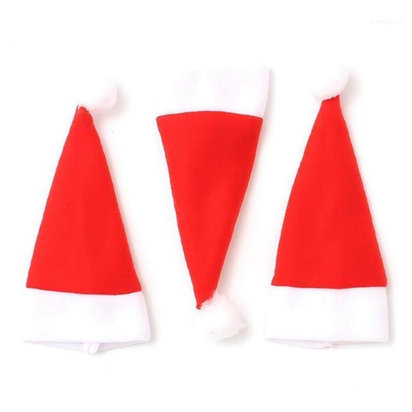 

christmas decorations 10pcs caps cutlery holder fork spoon pocket decor bag1