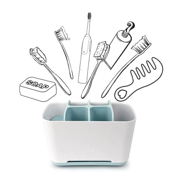 

1pcs toothbrush toothpaste holder case shaving makeup brush electric organizer stand bathroom accessories holders
