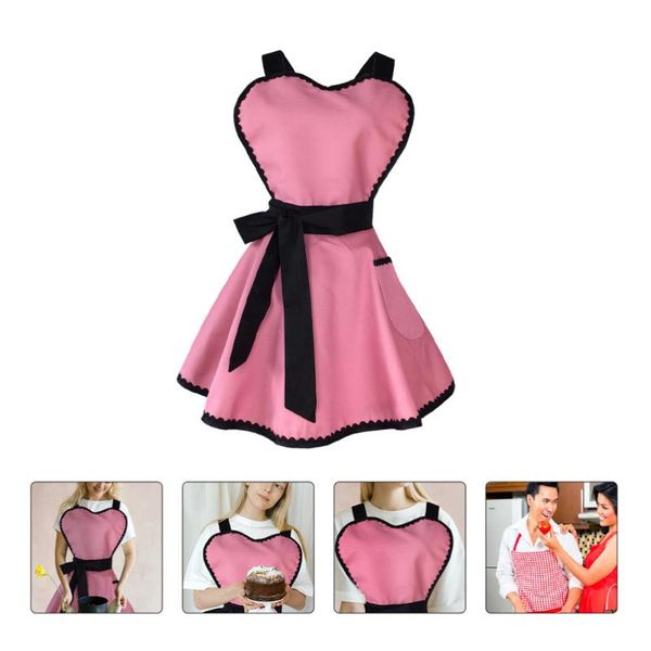 

1pc cooking apron household kitchen vintage dress aprons